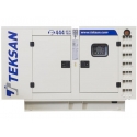 Дизельный генератор Teksan TJ33PE5A в кожухе с АВР